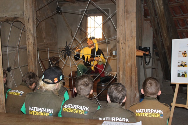 Auf dem Eulenspiegelturm in Bernburg